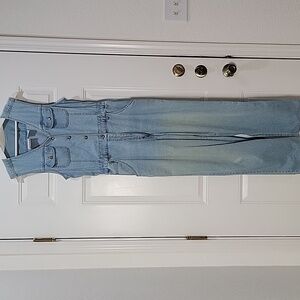 Women Vintage Bill Blass Sleeveless Jumpsuits Size Large